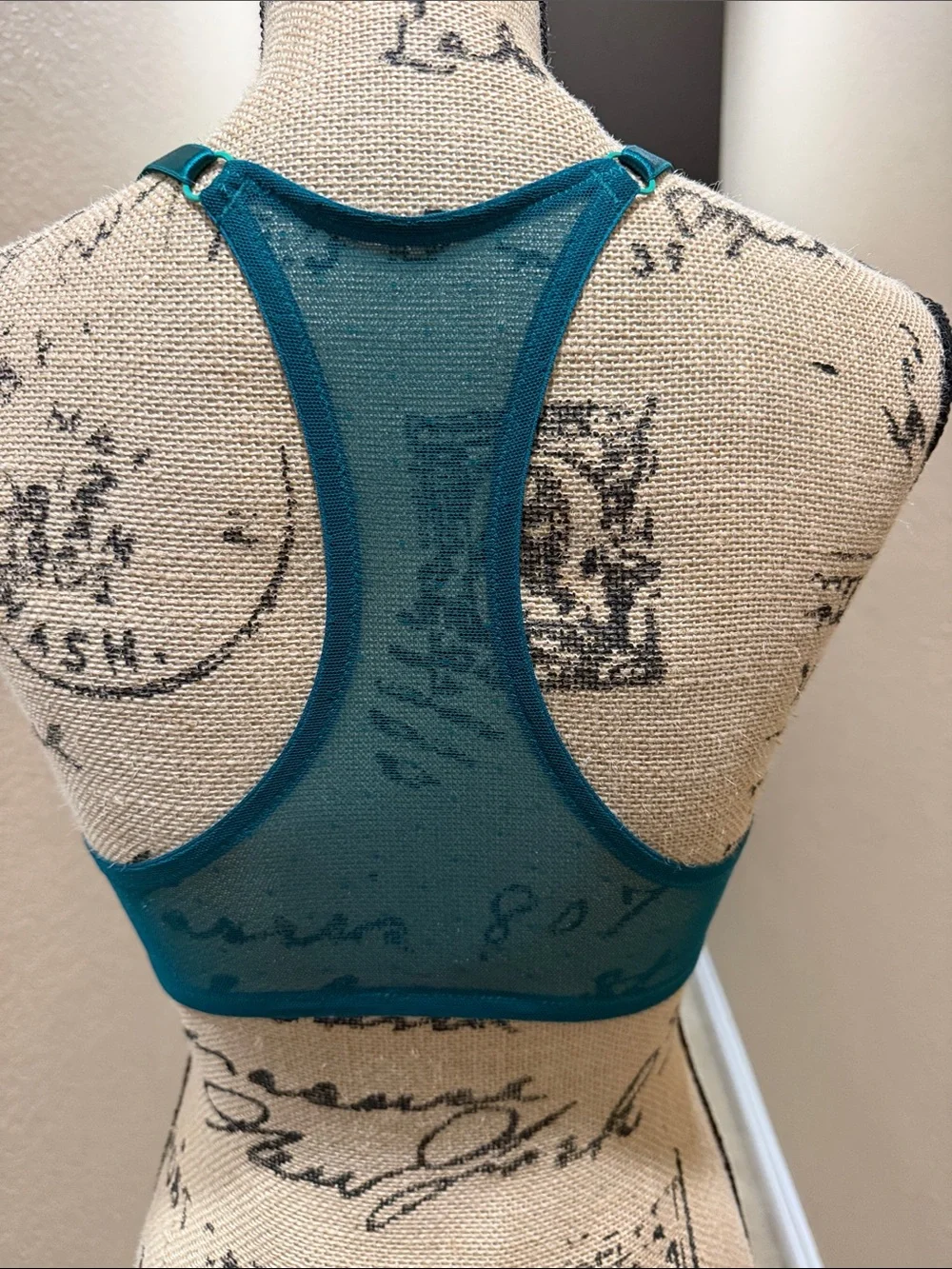 Victoria's Secret Teal Lace Plunge Bra